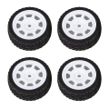 TEAM ASSOCIATED REFLEX 14R HOONICORN WHEELS/TYRES RUBBER