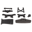 TEAM ASSOCIATED REFLEX 14R SHOCK TOWERS/BUMPER/SKID PLATE