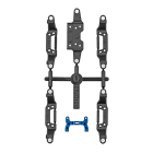 TEAM ASSOCIATED RC28R UPPER & LOWER FRONT ARM SET