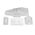 ASSOCIATED RC10 MODEL 24 PROTECH BODYSHELL SET, CLEAR
