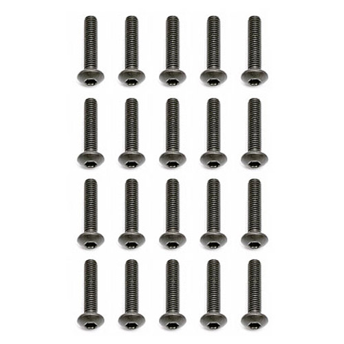 Team Associated M3 X 14 Button Head Hex Screws (10)