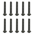 Team Associated M3 X 20 Button Head Hex Screws (10)