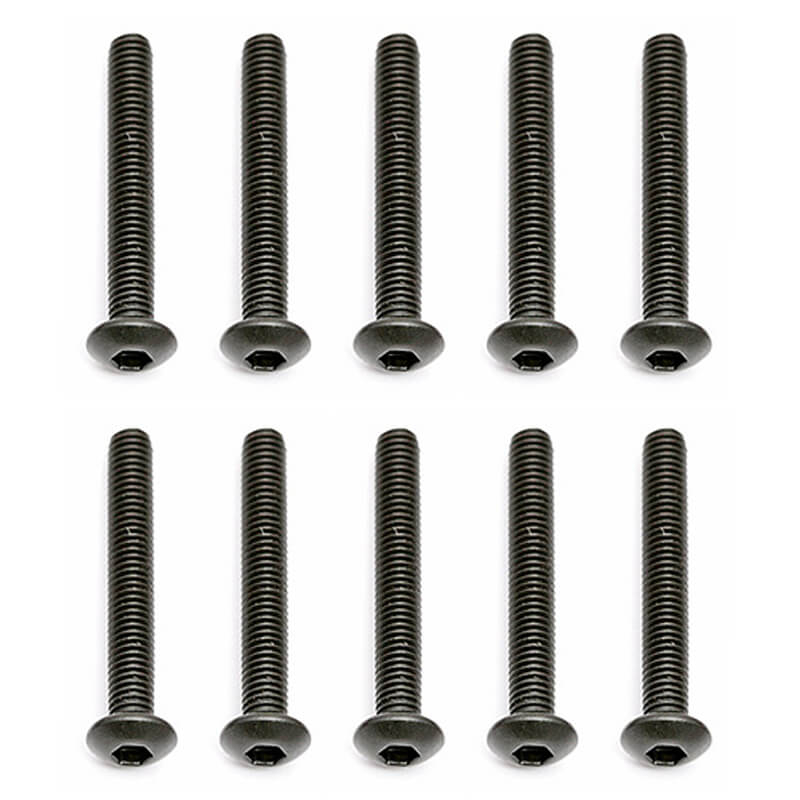 Team Associated M3 X 22 Button Head Hex Screws (10)