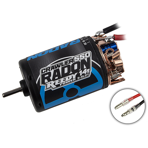 REEDY RADON 2 CRAWLER 550 14T 5 SLOT 1600KV BRUSHED MOTOR