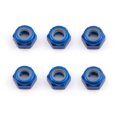 ASSOCIATED FT M3 LOCKNUT BLUE ALUMINIUM