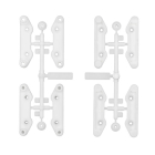 TEAM ASSOCIATED 6x6 ARMS MOUNTS +3MM, NATURAL