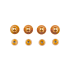 TEAM ASSOCIATED ENDURO RC10TT SHOCK CAP SET, GOLD