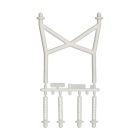 TEAM ASSOCIATED ENDURO RC10TT BODY POSTS, NATURAL