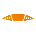 TEAM ASSOCIATED ENDURO RC10TT ALUM. BUMPER SKID PLATES, GOLD