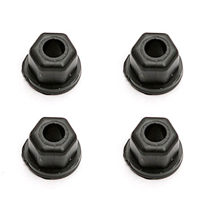 TEAM ASSOCIATED 4-40 NYLON NUTS BLACK