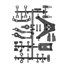 TEAM ASSOCIATED DC10 STEERING BELLCRANK, TOP PLATE BULKHEAD