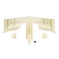 TEAM ASSOCIATED RC10F6 CLASSIC FRONT WING, WHITE