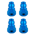 TEAM ASSOCIATED SHOCK BUSHINGS 12MM BLUE ALUMINUM (4)