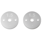 TEAM ASSOCIATED FT 13MM SHOCK PISTONS, 2.5MM, 2 x 1.5