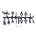 TEAM ASSOCIATED RC10B84 BATTER Y HOLDER AND FAN MOUNT SET