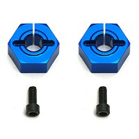 TEAM ASSOCIATED 12MM ALUM. CLAMPING WHEEL HEX SC10 FRONT