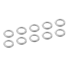 CORALLY ALUM. SHIM RING ID 3MM OD 4MM 0.5MM 10 PCS