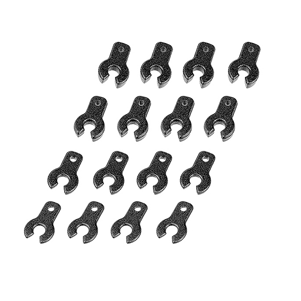 CORALLY COMPOSITE CLIP 0.5 1 1.5 2.0MM 4 PCS EACH