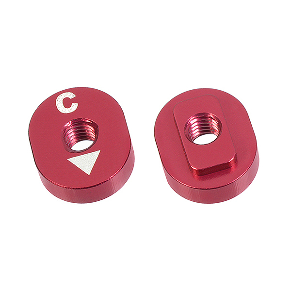 CORALLY ALUM. EXCENTRIC CAMBER NUT C 0 2.0 2 PCS