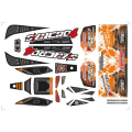 TEAM CORALLY BODY DECAL SHEET SYNCRO 4 ORNAGE 1PC