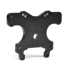 CORALLY SHOCK TOWER SC FRONT ALUMINIUM 5MM BLACK