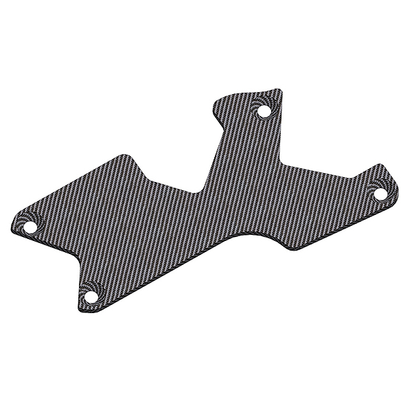 CORALLY SUSPENSION ARM STIFFENER REAR RIGHT GRAPHITE 1.5MM 1 PC