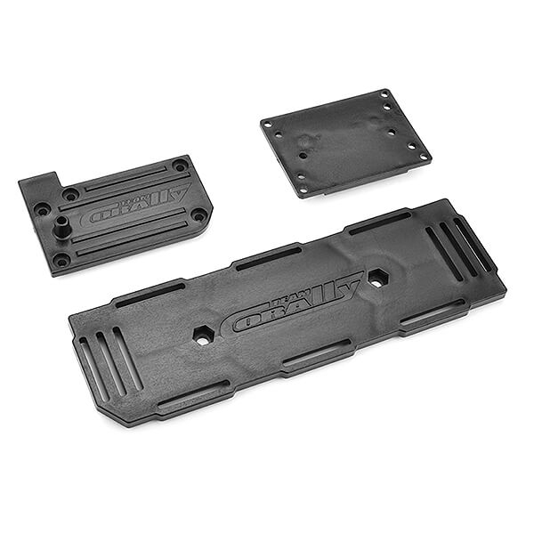 CORALLY BATTERY ESC HOLDER PLATE RX BOX COVER COMPOSITE 1 SET