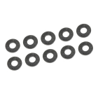 CORALLY WASHER 3X8X0.5MM - STEEL BLACK (10)
