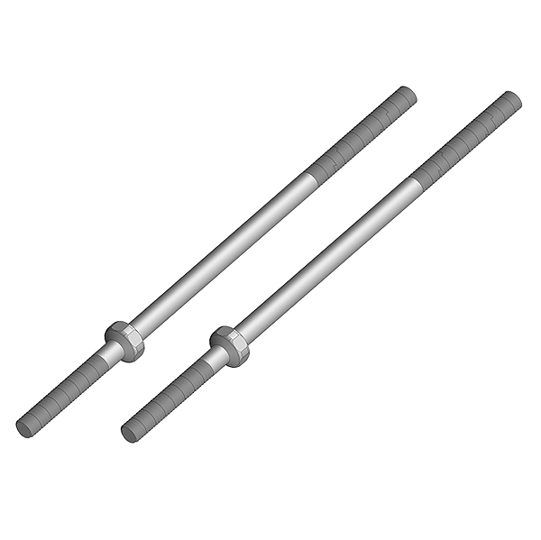 CORALLY TURNBUCKLE 80 MM M3 STEEL 2 PCS