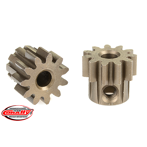 CORALLY 32 DP PINION SHORT HARDENED STEEL 11 TEETH SHAFT DIA. 3.17mm