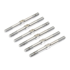 CENTRO RC10B7 TITANIUM TURNBUCKLE SET (6PC) - SILVER