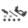 CEN RACING WHEEL HEX & SERVO MOUNT (CROSS PIN, REAR LOWER MOUNT)
