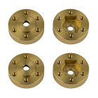 ELEMENT RC FT ENDURO BEADLOCK HEX ADAPTERS, BRASS