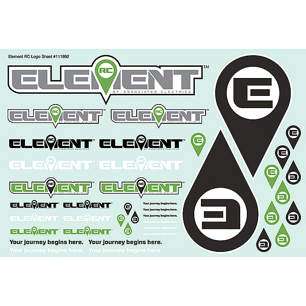 ELEMENT RC ELEMENT DECAL SHEET