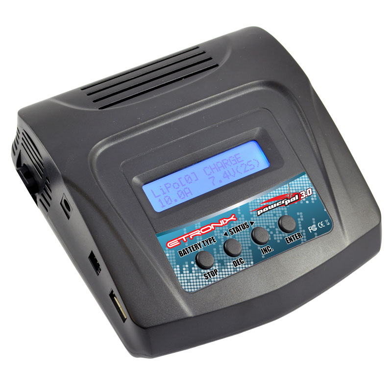 ETRONIX POWERPAL 3.0 AC/DC PERFORMANCE CHARGER/DISCHARGER (EUROPEAN PLUG)