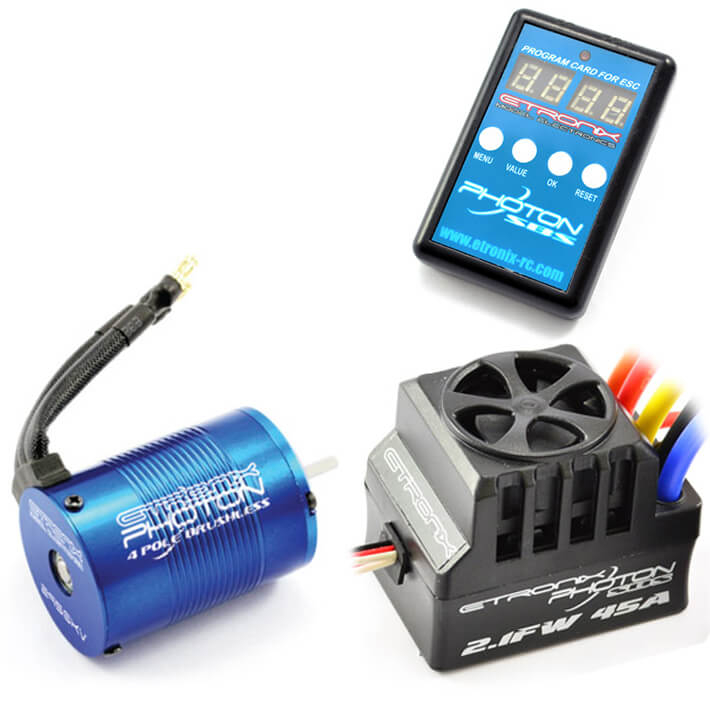 ETRONIX PHOTON 2.1FW COMBO W/9.0R 4350KV MOTOR/60A ESC