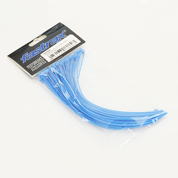 FASTRAX 200mm x 2.5mm BLUE NYLON CABLE TIES (50pcs)