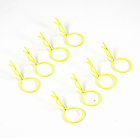 Fastrax Fluorescent Yellow Large Clips