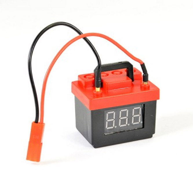 FASTRAX SCALE LIPO BATTERY BOX VOLTAGE CHECKER/ALARM 2S/3S