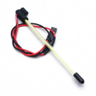 FASTRAX LED WHIP LIGHT ANTENNA W/MOUNT 1/24TH - GREEN