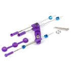 Fastrax Pre-Assembled Throttle/Brake Linkage Set Purple