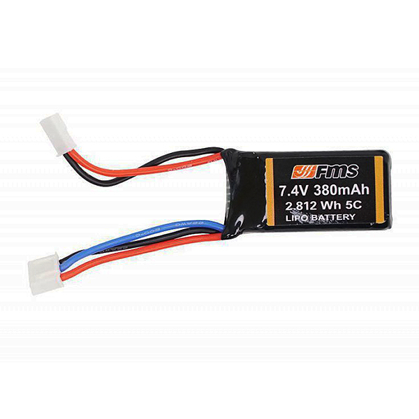 FMS/ROC LIPO BATTERY 7.4V 2S LIPO 380MAH