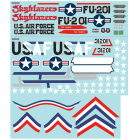 FMS 80MM F-86 SABRE 'SKY BLAZER' STICKER