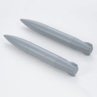 FMS 64MM F-16 OIL TANK2 (PAIR) - GREY
