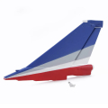 FMS 64MM J-10 VERTICAL STABILISER - BLUE