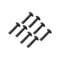 FTX BUTTON HEAD HEX SCREW M2 X 8MM (8PC)