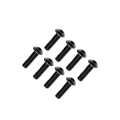 FTX BUTTON HEAD HEX SCREW M4 X 12MM (8PC)