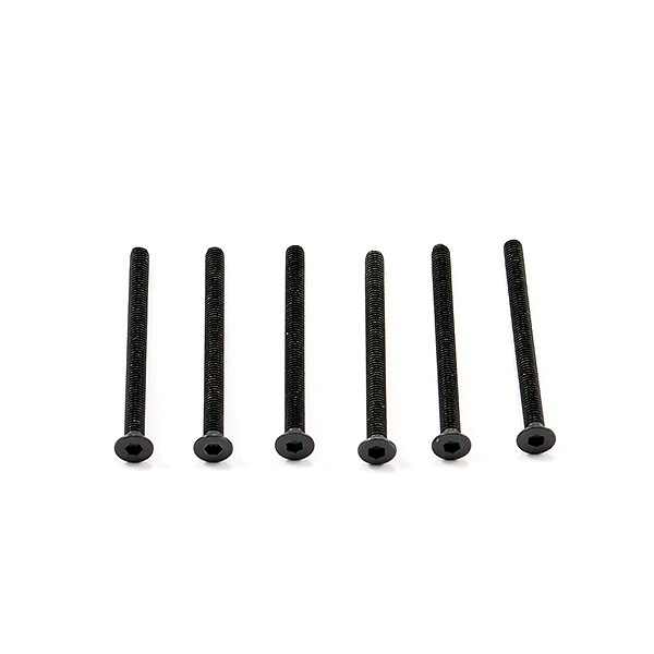 FTX ZORRO FLAT HEAD HEX SCREW M3X40MM (6PC)