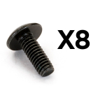 FTX OUTBACK BUTTON HEAD SCREW M2.5*7 (8)