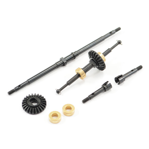 FTX OUTBACK MINI FRONT & REAR DRIVESHAFT W/MAIN GEAR (2PC)